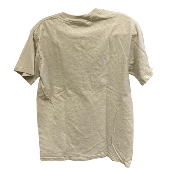 Gildan Activewear KANSAS Unisex Short Sleeve Tan Graphic Tee Size Small - Picture 3 of 3
